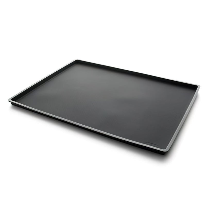 Lekue 12 by 16-Inch Non-Spill Baking Sheet, Black - Image 1